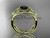 14kt yellow gold celtic trinity knot engagement ring ,diamond wedding ring with Black Diamond center stone CT788 14kt yellow gold celtic trinity knot engagement ring ,diamond wedding ring with Black Diamond center stone CT788