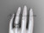 14kt white gold diamond floral, leaf and vine wedding ring, engagement set ADLR253S