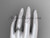 14kt white gold celtic trinity knot wedding band, engagement ring CT7138G