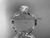 platinum diamond leaf and vine wedding ring,engagement ring ADLR58