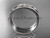 Art Nouveau Diamond Wedding Band, Unique Filigree Platinum Engagement Ring ADLR414BB