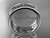 14kt white gold celtic trinity knot wedding band, engagement ring CT7511G