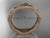 14kt rose gold celtic trinity knot wedding band, engagement ring CT7190GM 14kt rose gold celtic trinity knot wedding band, engagement ring CT7190GM