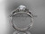 platinum celtic trinity knot wedding ring, engagement set with a "Forever One" Moissanite center stone CT7169S platinum celtic trinity knot wedding ring, engagement set with a "Forever One" Moissanite center stone CT7169S