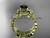 14k yellow gold diamond leaf and vine wedding ring, engagement ring, engagement set with a Black Diamond center stone ADLR151S 14k yellow gold diamond leaf and vine wedding ring, engagement ring, engagement set with a Black Diamond center stone ADLR151S