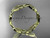 14k yellow gold leaf and vine wedding band, engagement ring ADLR58G