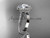 1ct lab grown diamond halo engagement ring, platinum antique milgrain