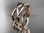 14kt rose gold wedding band ADLR392G