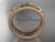 14kt rose gold celtic trinity knot wedding band, engagement ring CT7233GM 14kt rose gold celtic trinity knot wedding band, engagement ring CT7233GM