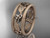 14kt rose gold celtic trinity knot wedding band, engagement ring CT7233GM 14kt rose gold celtic trinity knot wedding band, engagement ring CT7233GM