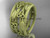 14kt yellow gold diamond celtic trinity knot matte finish wedding band, engagement ring CT7242B