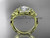 14kt yellow gold diamond celtic trinity knot wedding ring, engagement ring CT7328