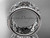 platinum diamond celtic trinity knot wedding band, bridal ring CT7507B