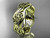 14kt yellow gold celtic trinity knot wedding band, engagement ring CT7512G
