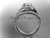 platinum diamond leaf and vine wedding ring, engagement set with a "Forever One" Moissanite center stone ADLR317S platinum diamond leaf and vine wedding ring, engagement set with a "Forever One" Moissanite center stone ADLR317S