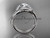 platinum diamond wedding ring, engagement set ADLR383S