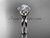 platinum diamond celtic trinity knot wedding ring, engagement ring with a "Forever One" Moissanite center stone CT7330 platinum diamond celtic trinity knot wedding ring, engagement ring with a "Forever One" Moissanite center stone CT7330