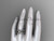 14kt white gold celtic trinity knot wedding band, diamond wedding band, engagement ring CT7233B