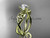 14kt yellow gold celtic trinity knot engagement ring, wedding ring CT770