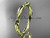14k yellow gold engagement ring, wedding band ADLR178B