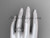 Halo Diamond Wedding Set, 14kt White Gold Contemporary Ring ADLR101S Halo Diamond Wedding Set, 14kt White Gold Contemporary Ring ADLR101S