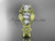 14kt yellow gold diamond floral, leaf and vine wedding ring, engagement ring ADLR69