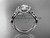platinum diamond celtic trinity knot wedding ring, engagement ring CT7289