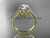 14kt yellow gold diamond unique engagement ring, wedding ring ADER108