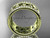 Luxury Diamond Wedding Band, 14kt Yellow Gold Engagement Ring ADLR423B