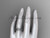 14kt white gold celtic trinity knot wedding band, engagement ring CT7509G