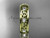 14kt yellow gold celtic trinity knot wedding band, engagement ring CT7503B