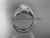 14kt white gold diamond leaf and vine wedding ring, engagement set ADLR64S