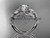 14kt white gold diamond floral, leaf and vine wedding ring, engagement ring ADLR69 14kt white gold diamond floral, leaf and vine wedding ring, engagement ring ADLR69