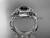 14kt white gold diamond celtic trinity knot wedding ring, engagement set with a Black Diamond center stone CT7328S 14kt white gold diamond celtic trinity knot wedding ring, engagement set with a Black Diamond center stone CT7328S