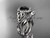 14kt white gold diamond celtic trinity knot wedding ring, engagement set with a Black Diamond center stone CT7328S 14kt white gold diamond celtic trinity knot wedding ring, engagement set with a Black Diamond center stone CT7328S