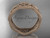 14kt rose gold celtic trinity knot wedding band, matte finish wedding band, engagement ring CT7508G 14kt rose gold celtic trinity knot wedding band, matte finish wedding band, engagement ring CT7508G