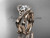 14kt rose gold celtic trinity knot engagement set, wedding ring with "Forever One" Moissanite center stone CT764S 14kt rose gold celtic trinity knot engagement set, wedding ring with "Forever One" Moissanite center stone CT764S