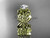 14kt yellow gold celtic trinity knot wedding ring, engagement ring CT7188