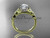 14k yellow gold unique engagement ring, wedding ring with a "Forever One" Moissanite center stone ADLR387 14k yellow gold unique engagement ring, wedding ring with a "Forever One" Moissanite center stone ADLR387