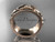 14kt rose gold diamond engagement ring, wedding band ADLR417G