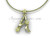 14k yellow gold diamond floral, leaf and vine initial pendant ADLR196