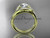 14kt yellow gold diamond wedding ring, engagement set ADLR383S