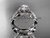 Superlative Celtic Trinity Wedding Ring, Platinum Leaf Engagement Ring CT7264 Superlative Celtic Trinity Wedding Ring, Platinum Leaf Engagement Ring CT7264