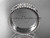 14kt white gold diamond engagement ring, wedding band ADLR414BA