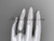 14kt white gold diamond engagement ring, wedding band ADLR414BA
