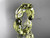 14kt yellow gold diamond leaf and vine wedding ring, engagement ring, wedding band ADLR268B