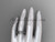 14kt white gold celtic trinity knot wedding band, engagement ring CT7503B