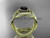 14kt yellow gold celtic trinity knot engagement ring, wedding ring with a Black Diamond center stone and double matching band CT790S 14kt yellow gold celtic trinity knot engagement ring, wedding ring with a Black Diamond center stone and double matching band CT790S
