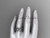 14kt white gold celtic trinity knot wedding band, matte finish wedding band, engagement ring CT7233G