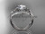 platinum diamond celtic trinity knot wedding ring, engagement ring CT7244